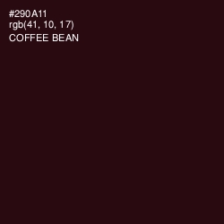 #290A11 - Coffee Bean Color Image